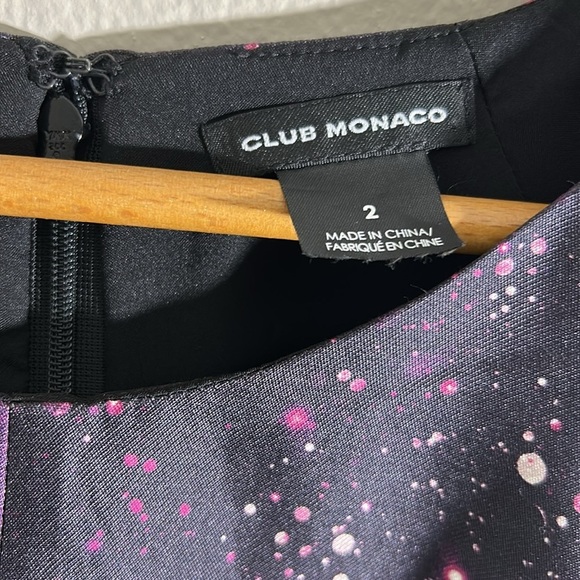 Club Monaco Silk Blend Galaxy Women's Dress - Picture 3 of 6